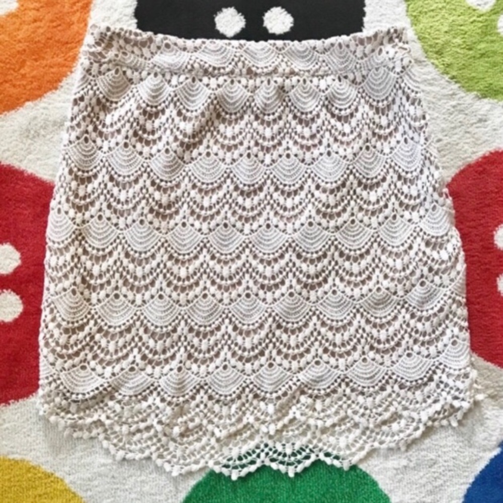 Crochet Mini Skirt - Picture 2 of 8